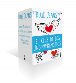 estuche el club de los incomprendidos de blue jeansblue jeans