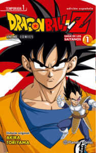 dragon ball z anime series saiyanos no 01 05 de akira toriyama