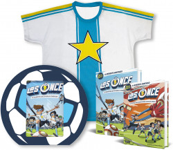 estuche los once 1 los once 2 con camiseta de roberto santiago