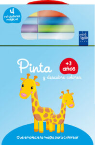pinta y descubre colores 3 jirafa de yoyo