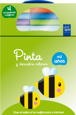 Pinta y descubre colores +4. Abeja de YO