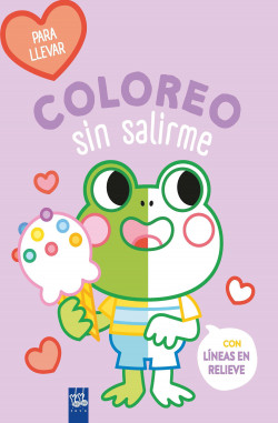 Coloreo sin salirme-Para llevar. Rana de YO